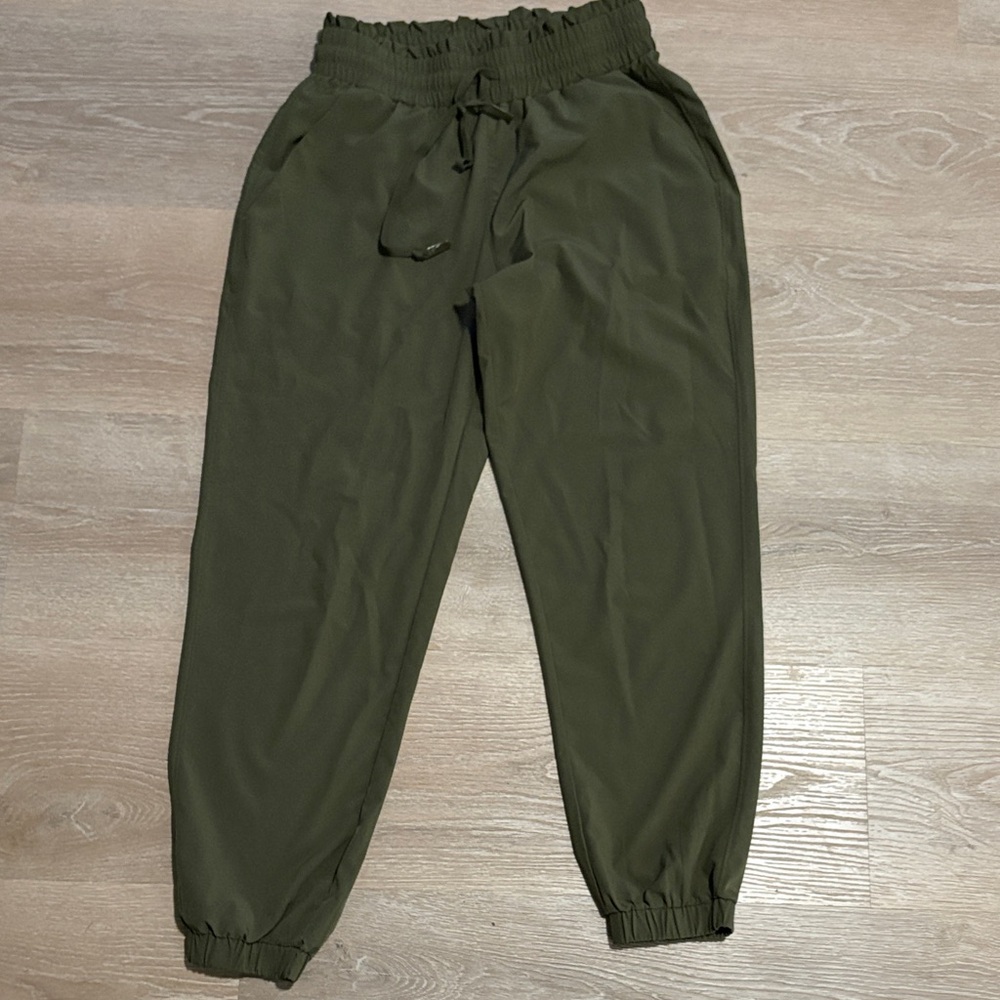 Mono B Olive Green Track Joggers